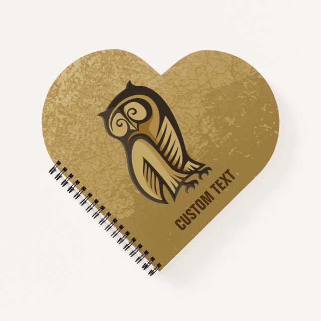 Owl Symbol Color Notebook (Front)