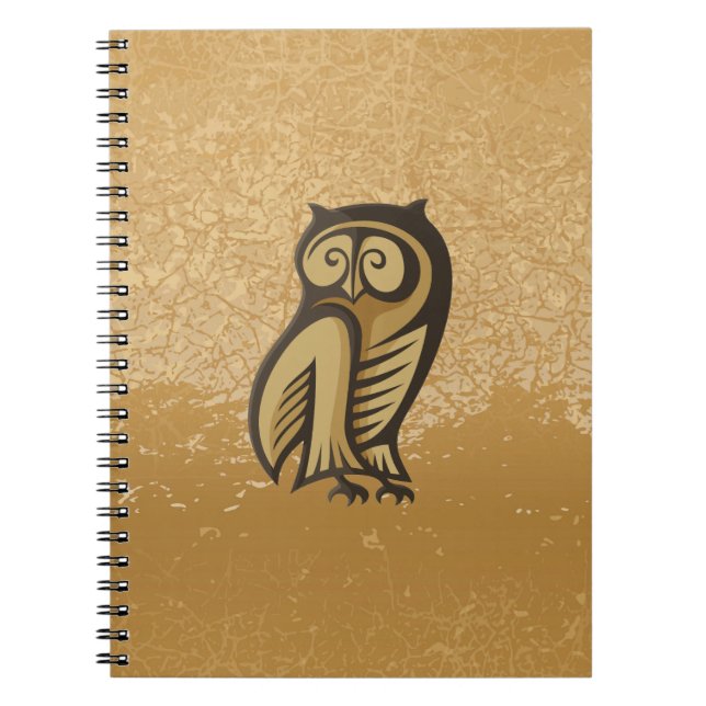 Owl Symbol Color Notebook (Front)