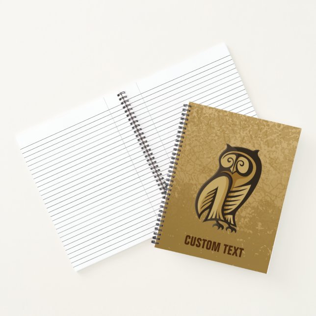 Owl Symbol Color Notebook (Inside)