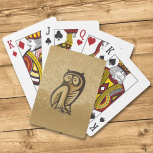 Owl Symbol Color Poker Cards