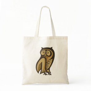 Owl Symbol Color Tote Bag