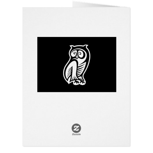 Owl Symbol White (Back)