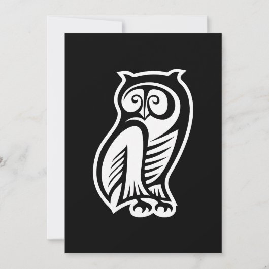 Owl Symbol White (Front)