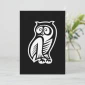 Owl Symbol White (Standing Front)