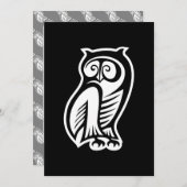 Owl Symbol White (Front/Back)