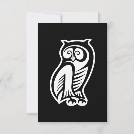 Owl Symbol White (Front)