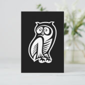 Owl Symbol White (Standing Front)