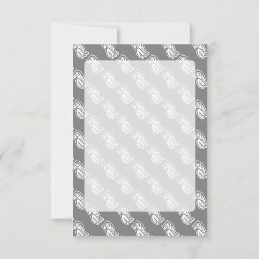 Owl Symbol White (Back)