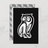 Owl Symbol White (Front/Back)