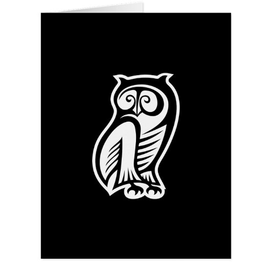 Owl Symbol White Cards (Front)