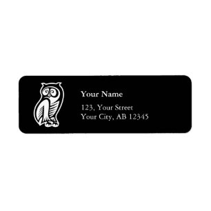 Owl Symbol White Label