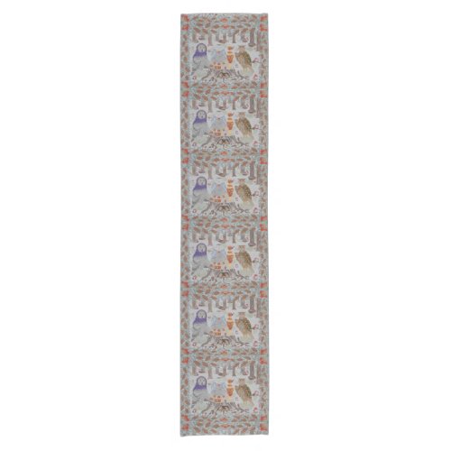 Owl Tea Party  Short Table Runner