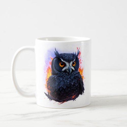 Owl The Night Bird Coffee Mug