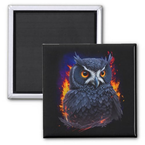 Owl The Night Bird Magnet