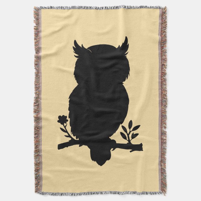 owl throw blanket (Front Vertical)