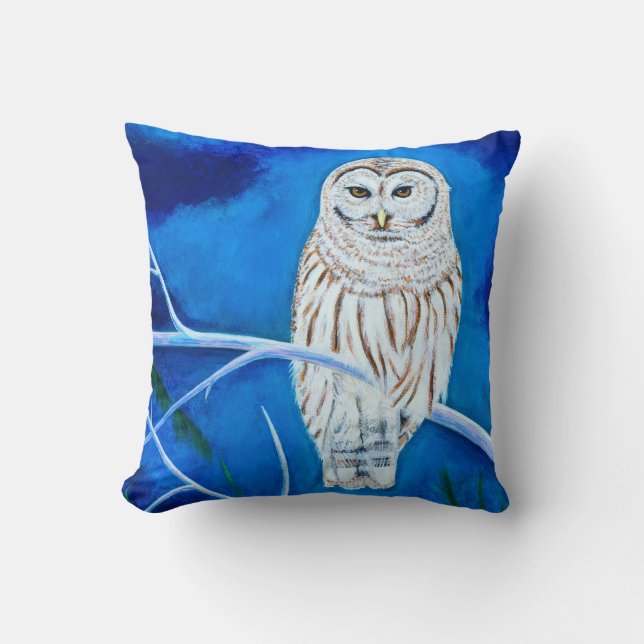 Owl Throw Pillow (Front)