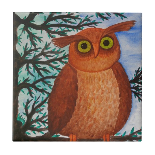 owl tile (Front)