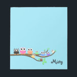 "OWL Together Now" Notepad<br><div class="desc">Our sweet little owls are "OWL Together Now" - and they're here to help you send the message - together is better (whatever the weather)!</div>