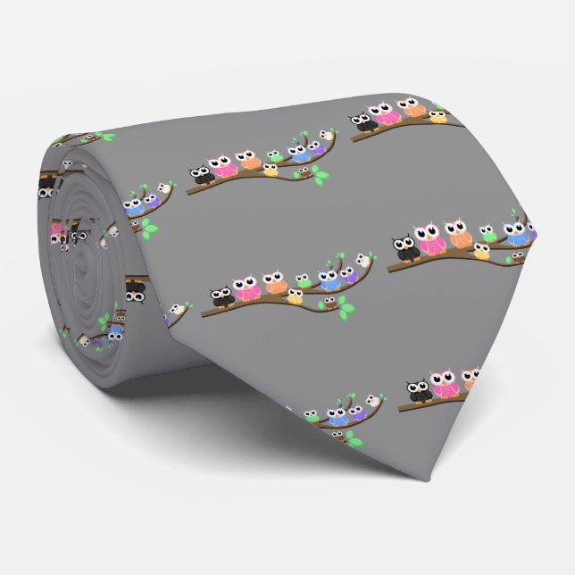 "OWL Together Now" Tie (Rolled)