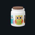 Owl treats Candy Jar<br><div class="desc">Owl treats Candy Jar</div>