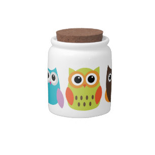 Owl treats Candy Jar