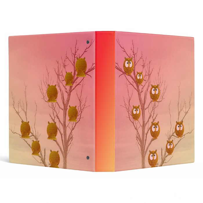 Owl Tree Binder