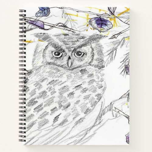 Owl Tree Wildlife Custom Name Personal Journal