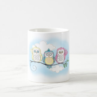 Owl Trio Coffee Mug