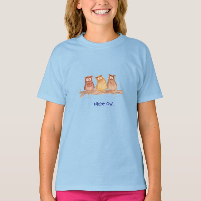 Owl Trio T-Shirt (Front)