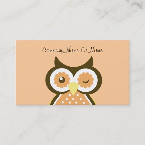 Owl Tutoring Business Cards