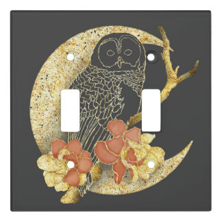 Owl under the Moonlight Light Switch Cover