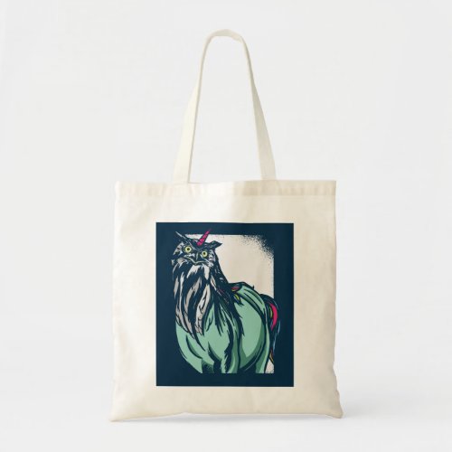 Owl Unicorn Tote Bag