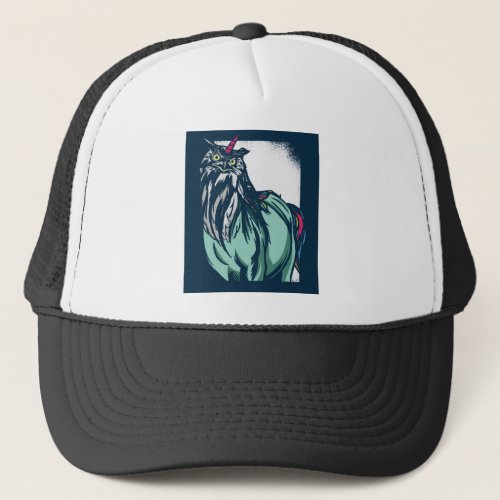 Owl Unicorn Trucker Hat