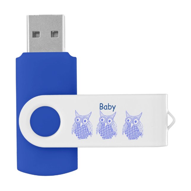 Owl USB Flash Drive (Opened)