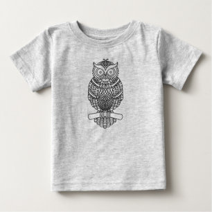 Owl (vivid) - Baby T-Shirt