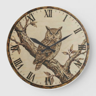 Owl Wall Clock