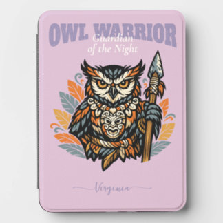 Owl Warrior, Guardian of the Night Her Gift Kindle Cover