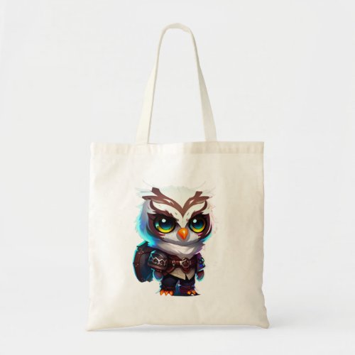 Owl warrior shirt tote bag