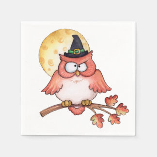 Owl Witch - Napkins