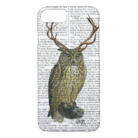 Owl with Antlers plain 2