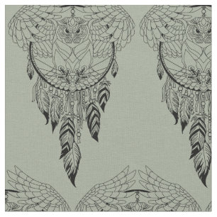 owl with dreamcatcher fabric