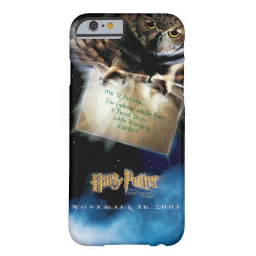 Owl with Letter Movie Poster Barely There iPhone 6 Case