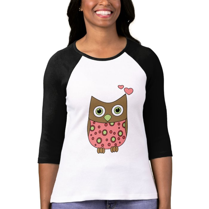 Owl WIth Love T shirts