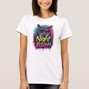 Owl With Night Vision T-Shirt