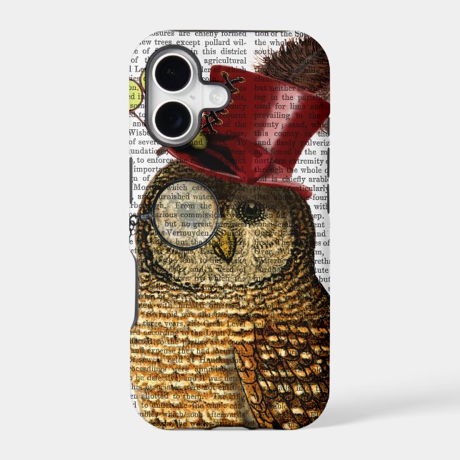 Owl With Top Hat 3 Iphone Case (Back)
