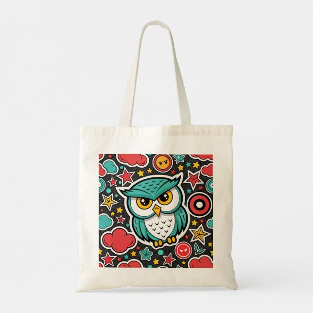 Owl wonders tote bag (Back)
