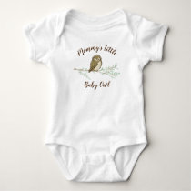 Owl Woodland Animal Baby Shower Baby Bodysuit