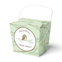 Owl Woodland Animal Baby Shower Favor Boxes