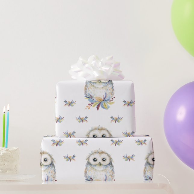 Owl Wrapping Paper (Party Gifts)