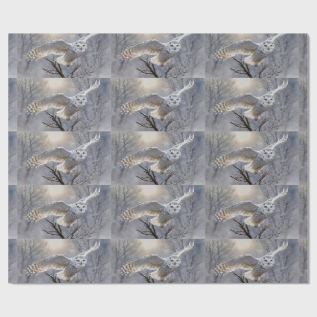 Owl Wrapping Paper (Flat)